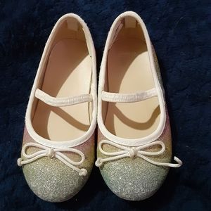 Glitter rainbow flats